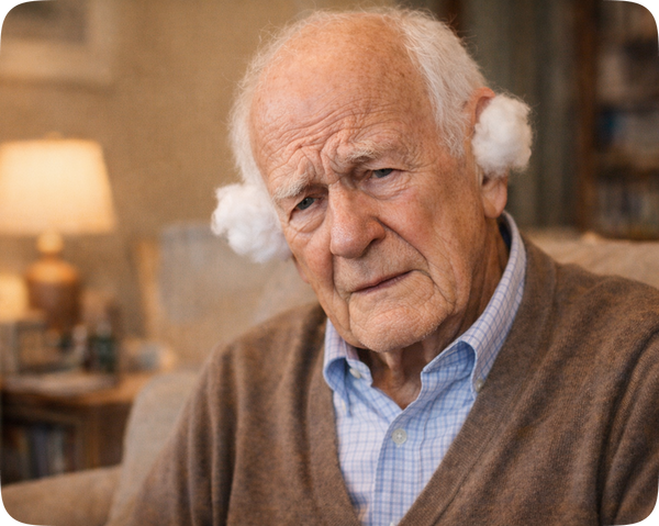 That "muffled" feeling like there's cotton in your ears